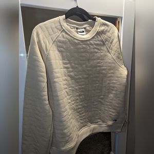 The North Face Longs Peak Quilted Crew Womens (Gardenia White Heather)